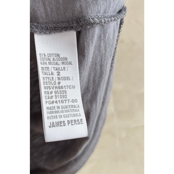 Standard James Perse Tank Dress – Size 2 – Gray Stretch Knit, Minimalist Travel - Picture 7 of 9